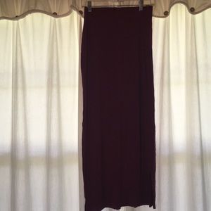 Purple maxi skirt